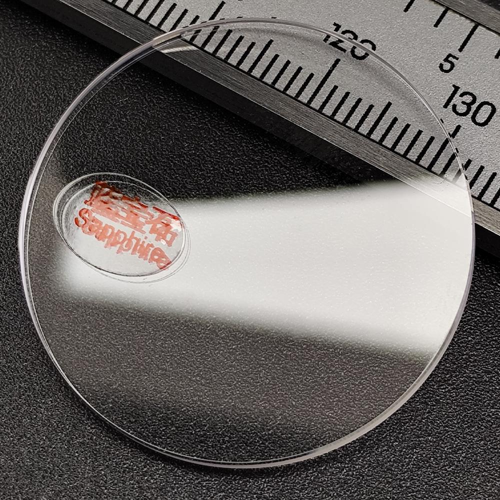 Flat High Transparency Sapphire Glass Thickness 1.0/1.2/1.5/2.0/2.5/3.0mm Diameter 24mm-41mm Circular Crystal Glass Watch Parts 7