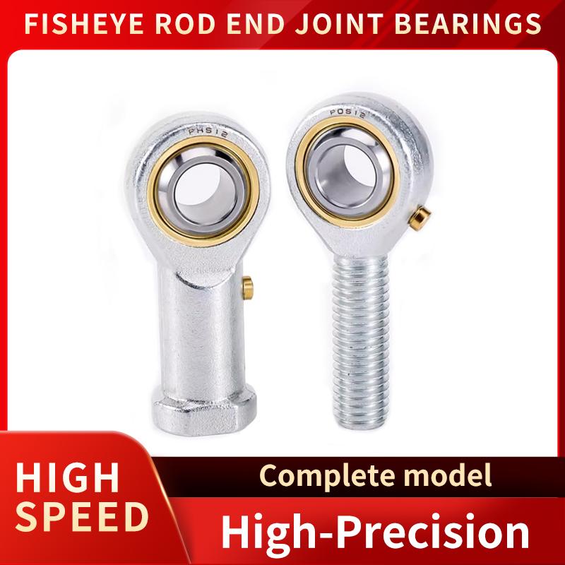 High Strength Fisheye Rod End Joint Bearings PHS PHSL POS POSL 18 20 22 25 2830 30-1 PHS PHSL POS POSL