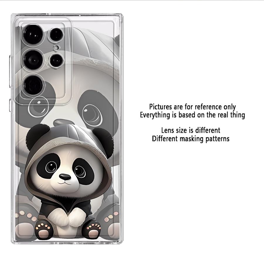 Coque de téléphone pour Samsung Galaxy S26 S20 Plus S21 S25 Edge S23 Ultra Note 20 Ultra 10 S24 S22 FE Panda Mignon