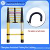 Insulated Telescopic Fiberglass Electrician's Ladder - Thickened & Folding Safety Design