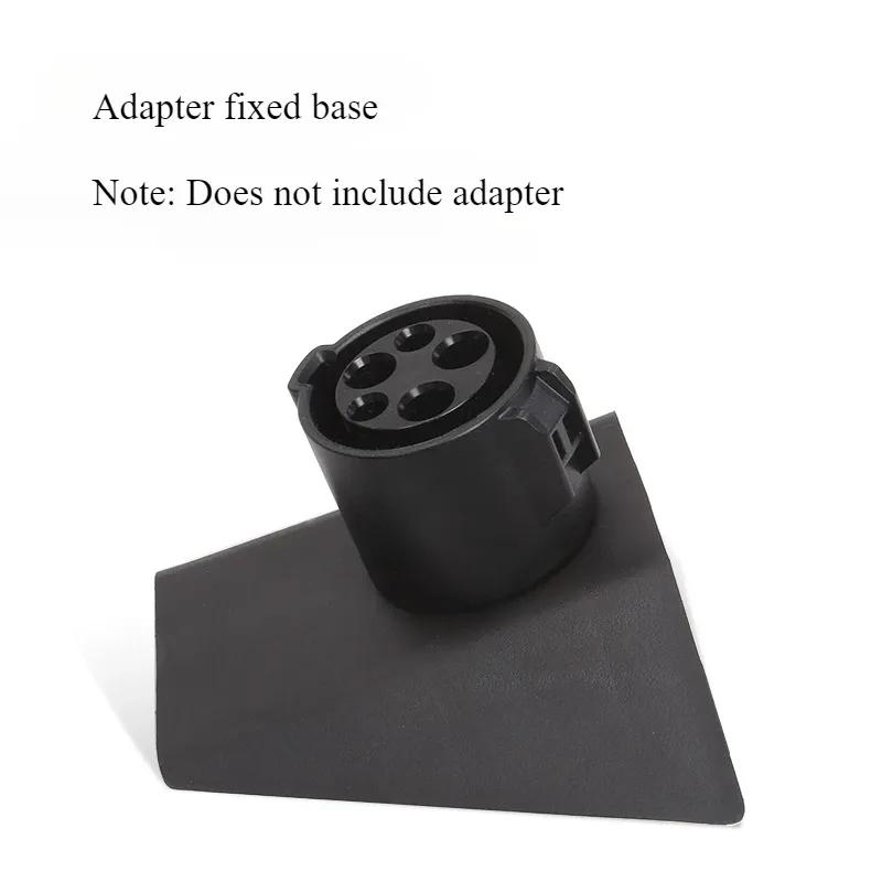 Charging Adapter Storage Box for Tesla Cybertruck Cable Hanger Door Dock Socket Adapter Fixed Base Car Accessories 2024-2025