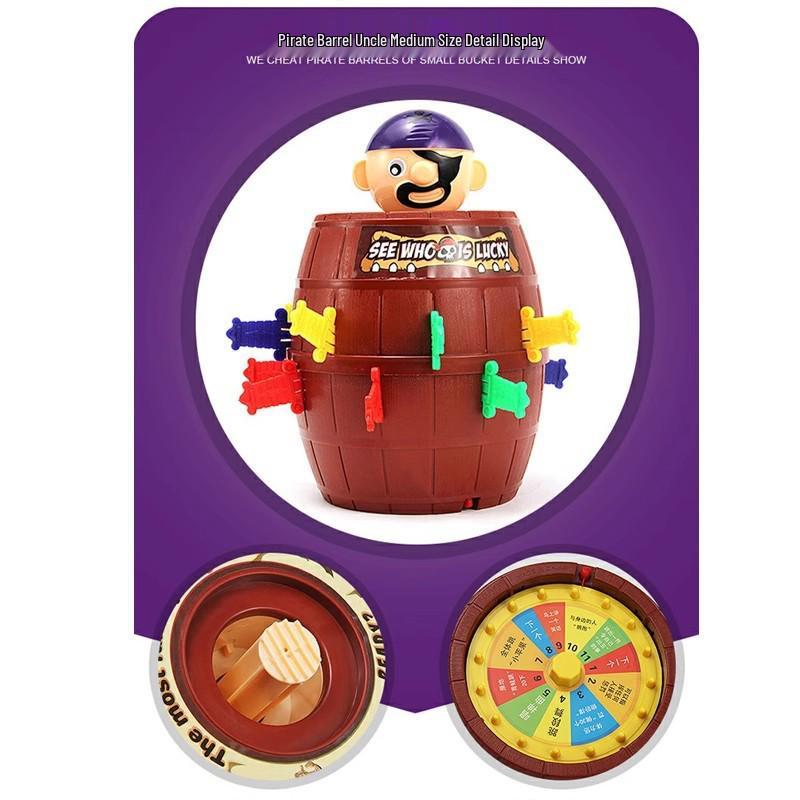Pirate Barrel Sword Game - Party Prank Toy