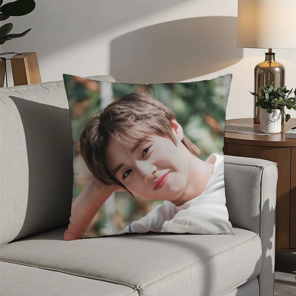 Custom PARK JIHOON Kpop Pillow Case 3D Print Polyester Fiber 40*40cm Home Sofa Throw Decoration Festival Gift