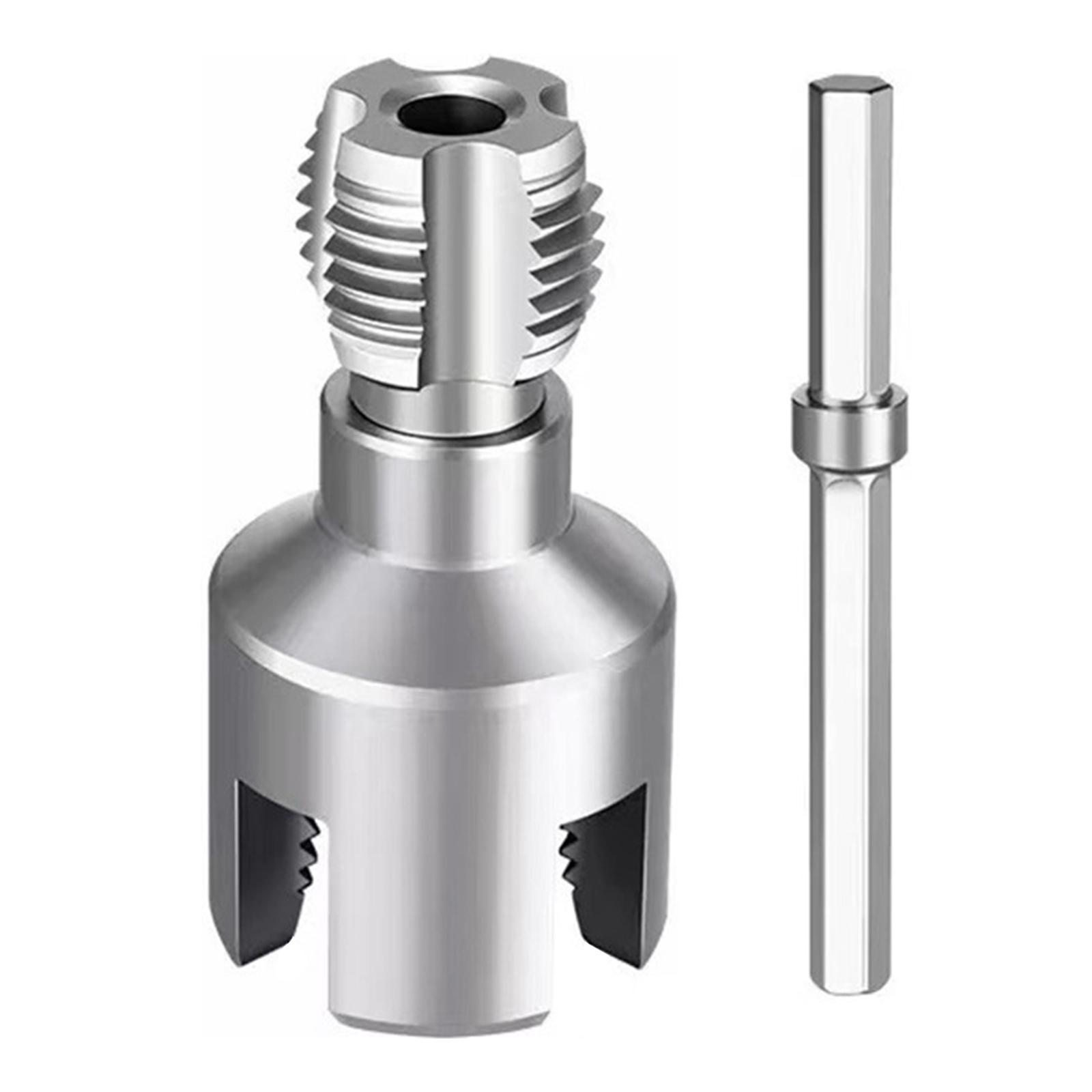 

Pipe Threading Wrench Internal & External Pipe Threading Tool Integrated Die Water Pipe Opener PVC Pipes Threader Kit