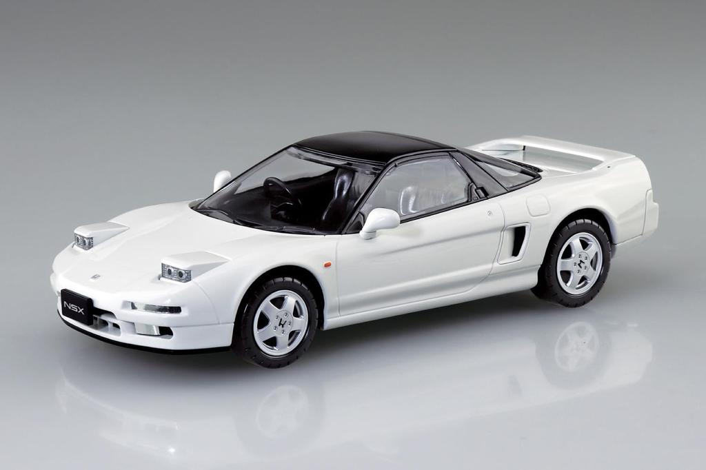 Aoshima Bunka Kyozai Scale Rakupla Snap Kit Honda NA1 NSX Prix Plastic Model Kit (AOSHIMA) 1/32 No. 19-GW (Grand White) Pre-Colored