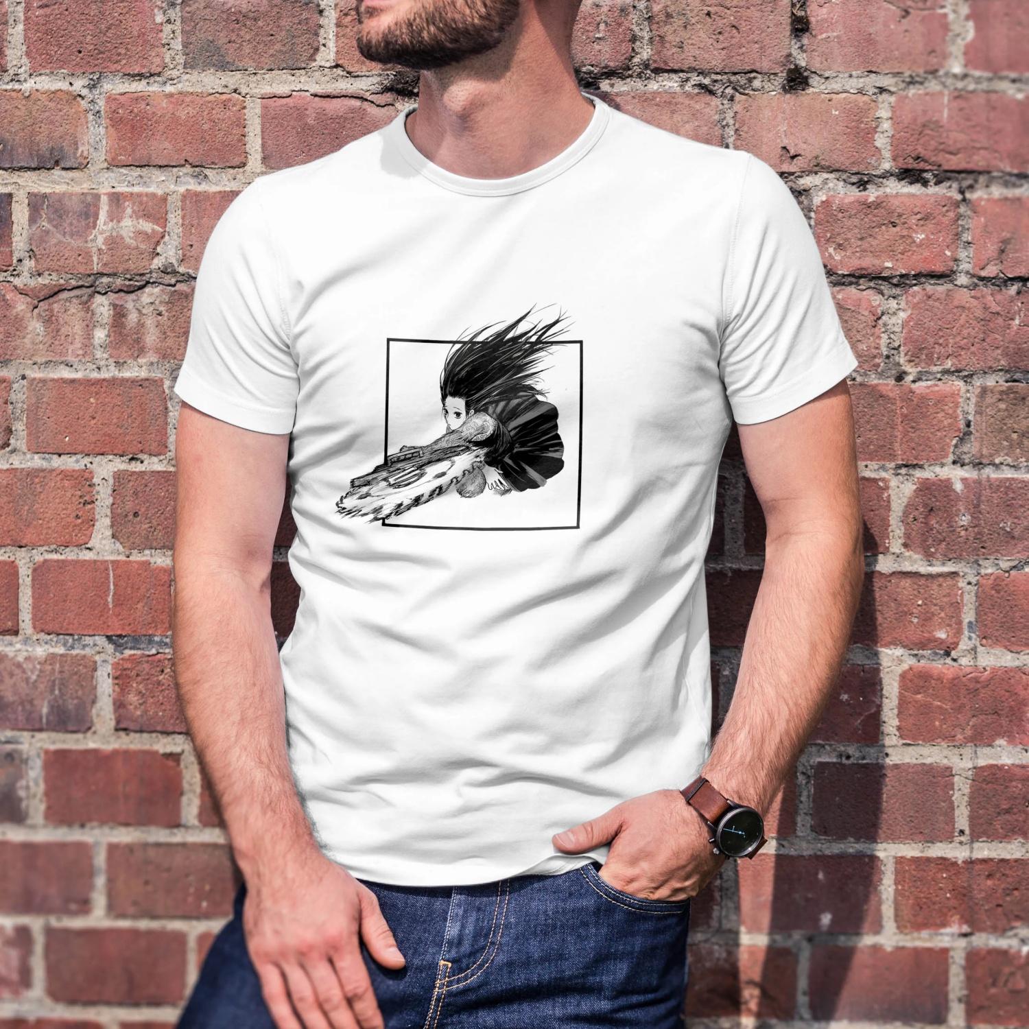 

Sakamoto Days Anime graphic T shirt men s and women s 100% cotton crewneck hiphop short-sleeved casual breathable T-shirt S чёрный