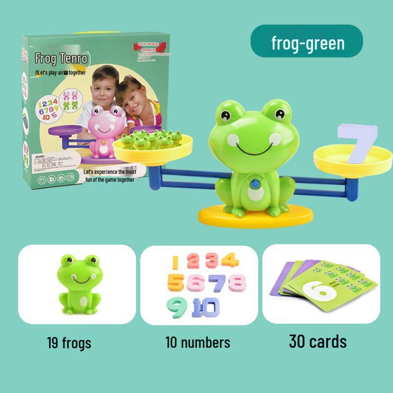Digital Frog Balance Puzzle: Early Education Toy for Child's Cognitive and Logical Development