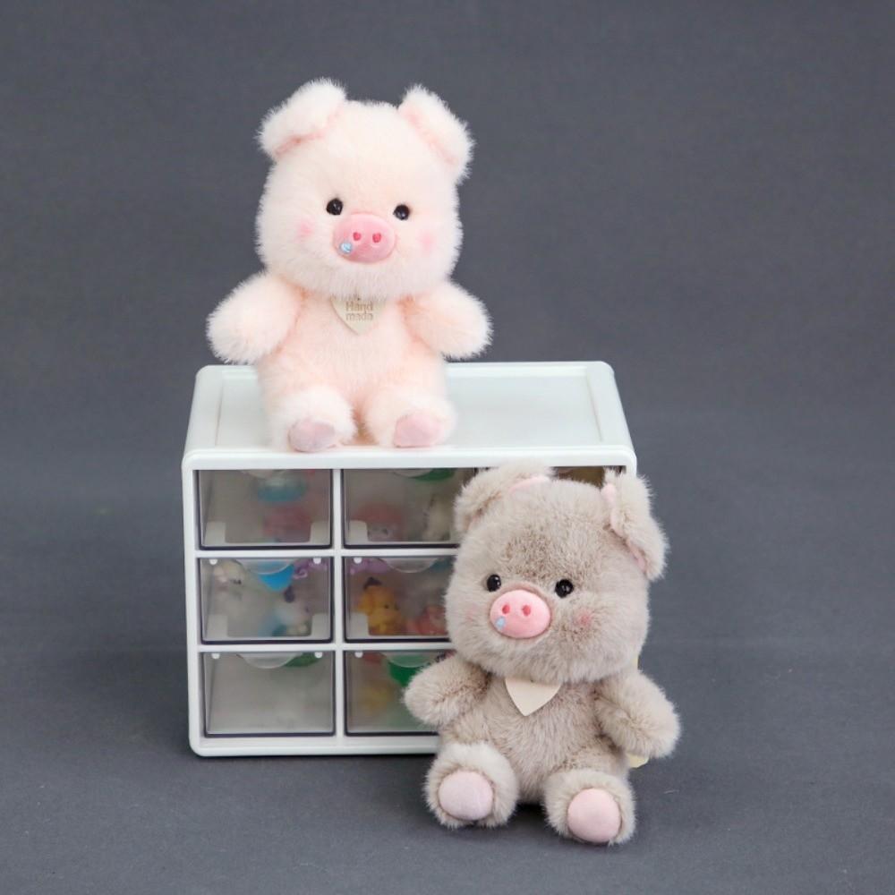 Chubby Plush Pig Keychain Cute Bag Hanging Bag Charm Stuffed Pig Pendant  Bag Key Decoration
