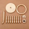 High Quality Brass Rudder Ornoment Rotary Toy Desktop Decoration Helmsman Ship Steering Wheel Metal Handicrafts Festival Gifts