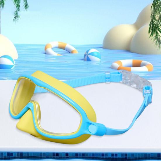 Swim Goggles for Kids Adults No Leaking Anti-Fog Diving Face Guard with Nose