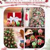 Peppermint Christmas Tree Ornaments Colorful Peppermint Wood Ornaments Lollipop Candy Christmas Ornaments