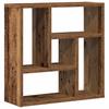 Wall Shelf Vintage Wood Look 45 X 16 X 45 Cm Engineered Wood
