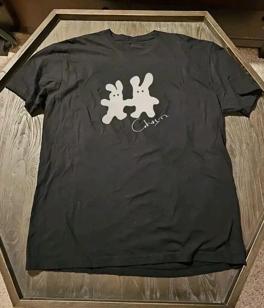 Clairo Charm Black Bunny Tour Gift For Fan Cotton T shirt Full Size S-5XL Unisex T-Shirt S