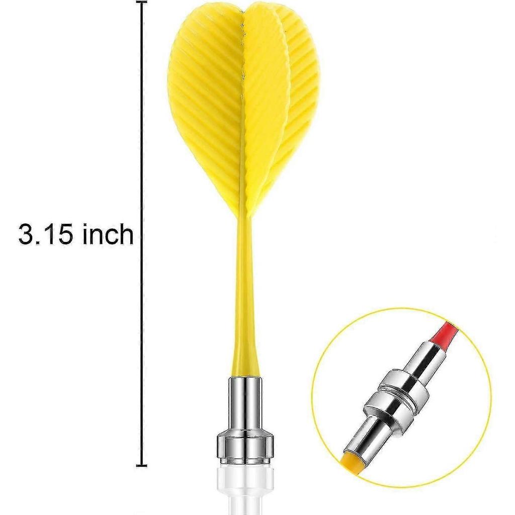 24 Pieces Magnetic Darts Safety Plastic Darts Replacement Dart For Boys Girls And Adults Target Game Toys