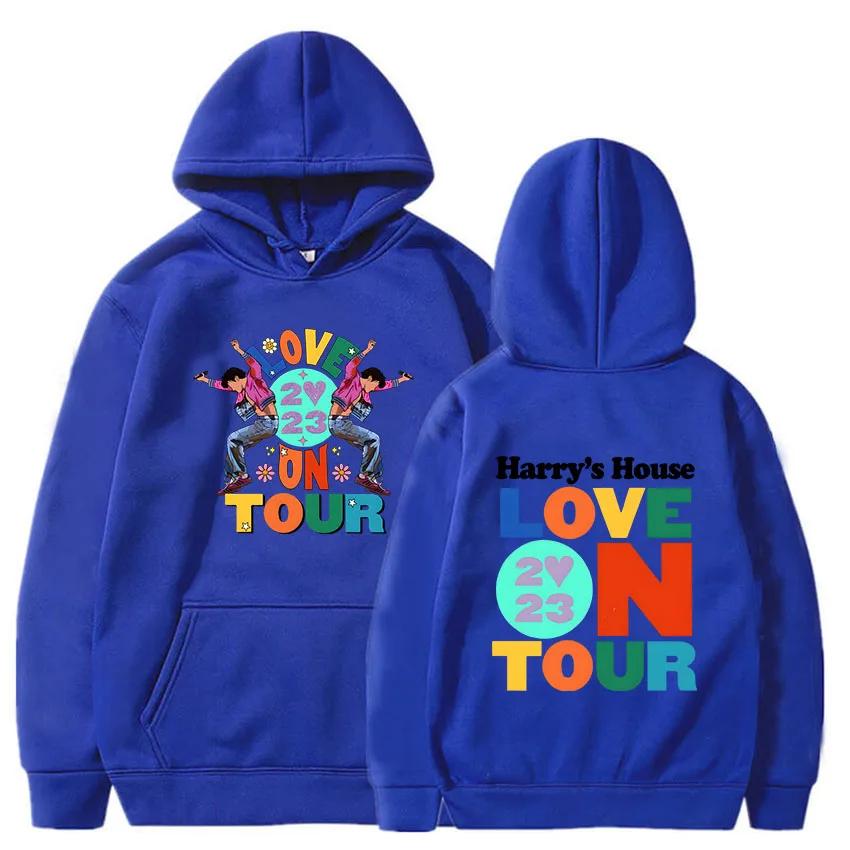 Harrys House Love on Tour Hoody Men's Streetwear Print Clothes Originality Aesthetic Sweatshirt Unisex Autumn Fleece Hoodie