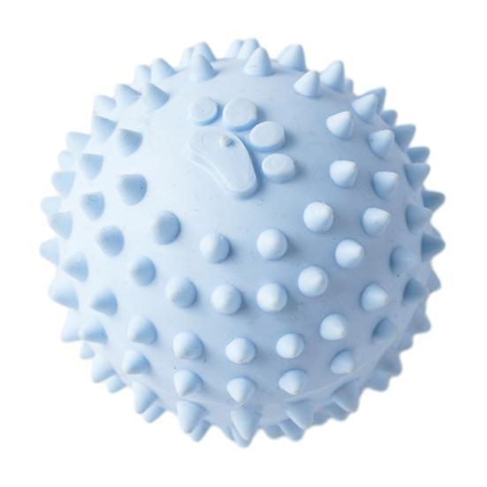 Spiky Ball Dog Toy Squeaky Dog Chew Toy Interactive Puppy Teething Toy Teeth Cleaning Toy for Training Fetch Anxiety Relief