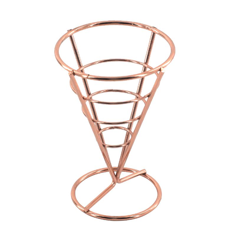 Cartofi prăjiți din oțel inoxidabil Pește și chipsuri și aperitive Stand con coș Suport prăjire cu sos cană accesorii pentru petreceri de bucătărie