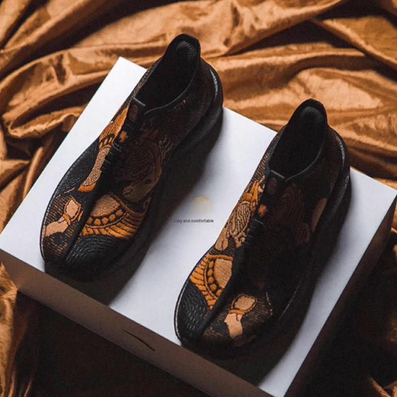 Anta China Silk Museum X Comfortable Trendy Slip Resistant Durable Low Top Casual Shoes Men Shoes Black Brown 912447718S-1