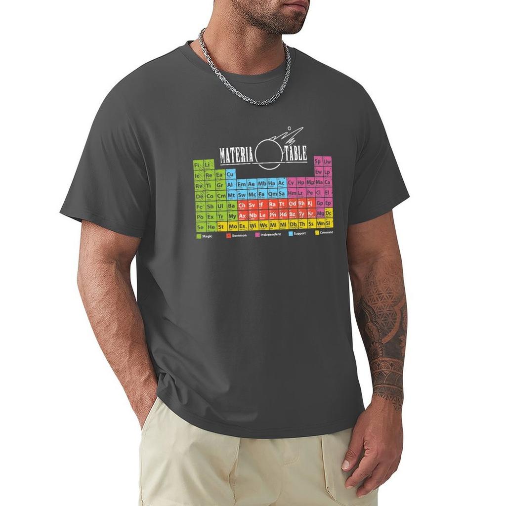 Materia Table T-Shirt Graphic Shirts Cute Tops Graphics Men Graphic T Shirts