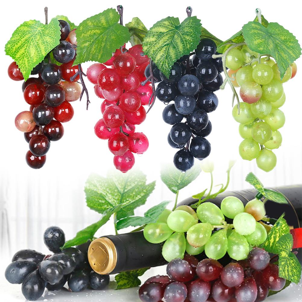 Fresh Appearance Artificial Grapes Realistic Grapes Simulated Fruit