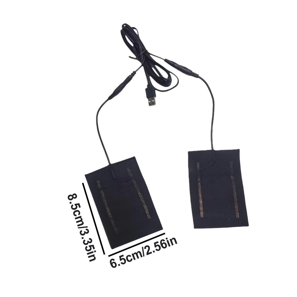 Elektrische USB Handschuhe Heizung Kohlefaser Tuch Beheizte Handschuhe Pad Winter Elektrische Heizfolie Handwärmer