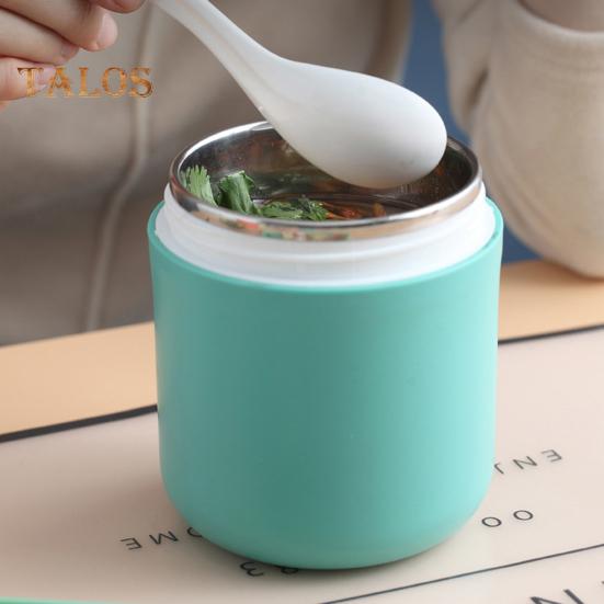 Izolovaný kelímek na polévku Utěsněný nepropustný termální 430ml termohrnek na potraviny Nerezový termohrnek na ovesnou mléčnou kaši Rodinná obědová nádoba