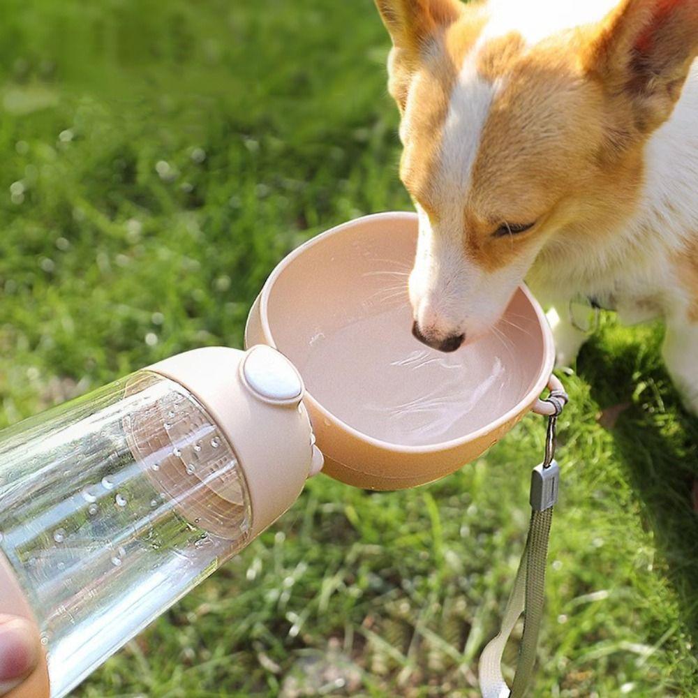 Portable Dog Drinking Bottle Leak Proof Pet Water Cup Pet Supplies Puppy Water Bottle Hiking
