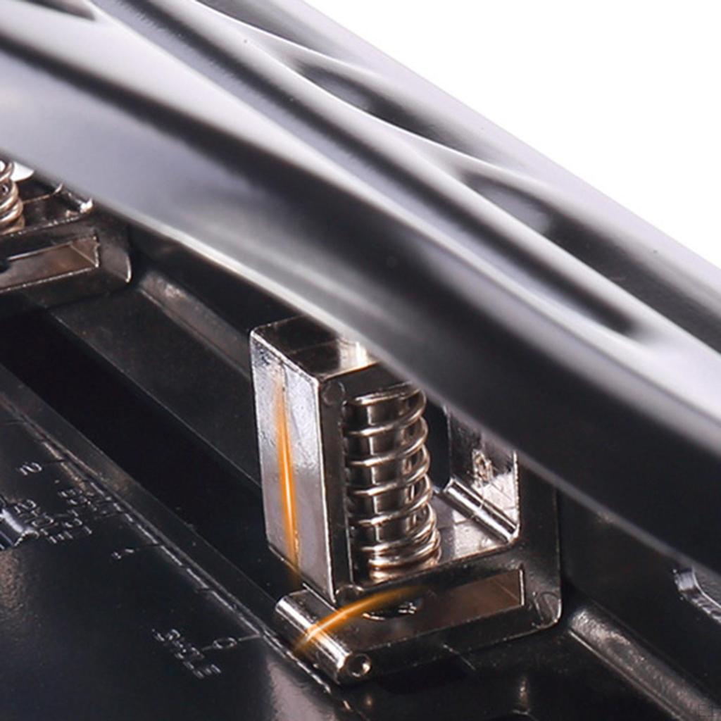 3 Holes Punch Paper Adjustable Handheld 30 Sheet Desktop Hole Puncher for File Folder,