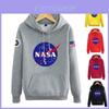 Hanorac cu glugă pentru bărbați, NASA Space, pulover, cald, moale, respirabil, casual, hanorac
