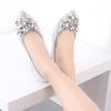 Pointed Toe Rhinestone Mary Jane Flats - Women's Autumn Soft Sole, Sizes 41-43