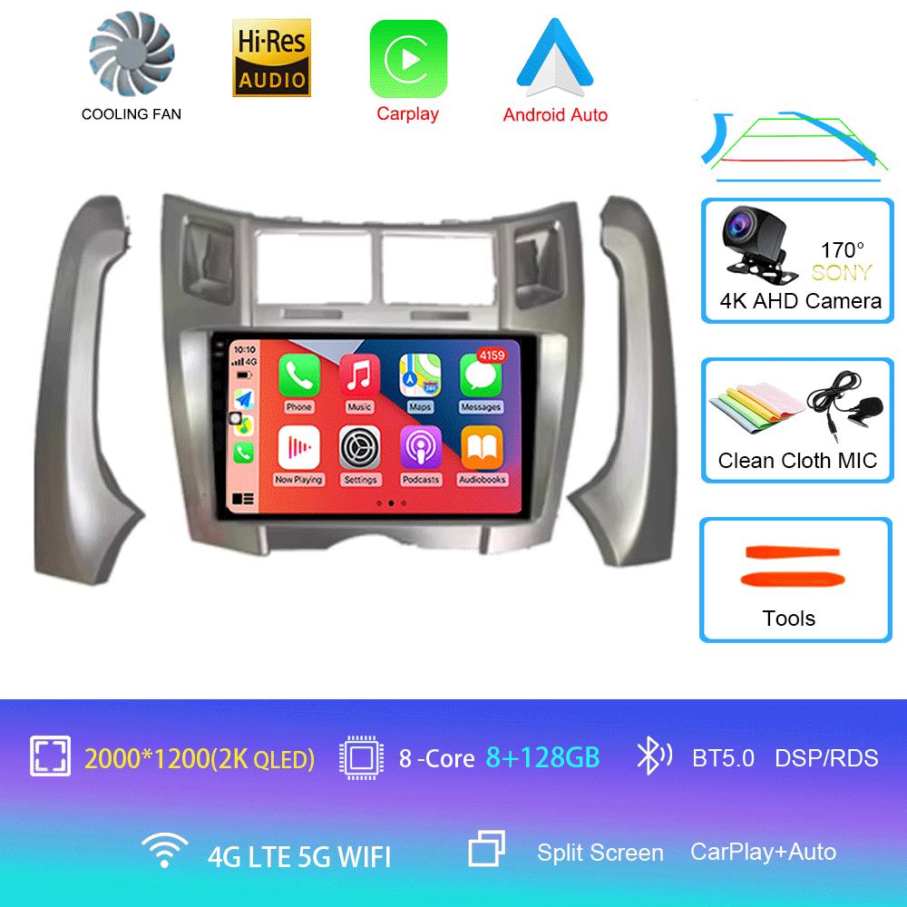 For Toyota Yaris Vizi 2005 2006 2007 - 2012 Carplay Car Multimedia Player Radio XP90 Car Radio Android 14 Auto GPS Navigator
