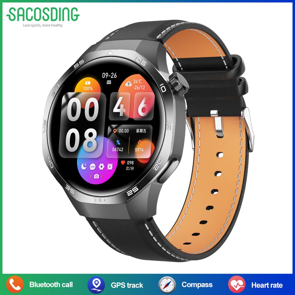 2026 New Watch 5 Global Version GPS Smartwatch Men Women HD AMOLED Display Heart Rate Bluetooth Call Waterproof Sport Smart Watch