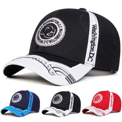 Baseballmütze aus Baumwolle mit Buchstaben-DC-Stickerei für Herren, Outdoor-Fitness-Mütze, Unisex, Sport-Golfmütze, Trucker-Mütze