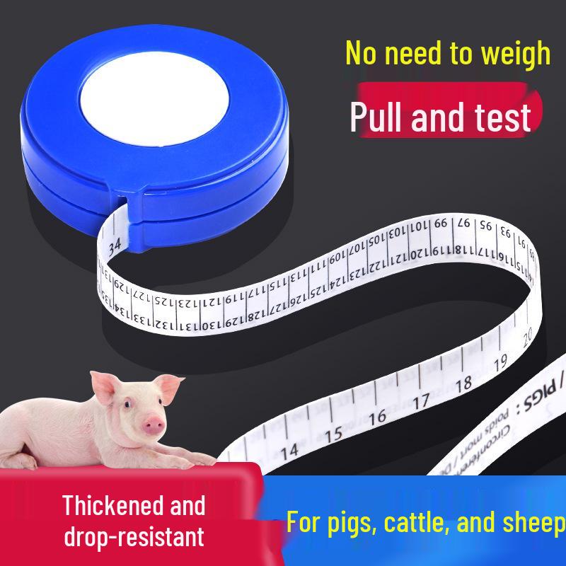Livestock Chest Girth & Weight Measuring Tape - Cow, Pig, Sheep, Beef