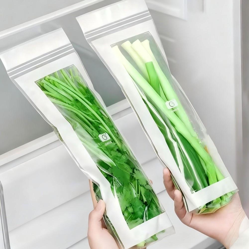 Transparent Fresh-keeping Bag Thickened Leak-Proof Food Preservation Bag Sealed Humidity Resistant Refrigerator Storage Bags