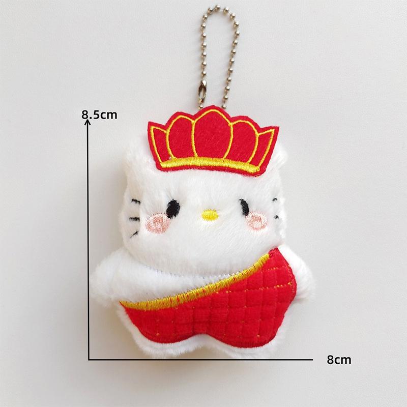 

Мультфильм Путешествие на Запад: Брелок для ключей Wukong Kt Cat Doll, плюшевый брелок, подвеска, рюкзак, украшения, аксессуары, подарки на день рождения