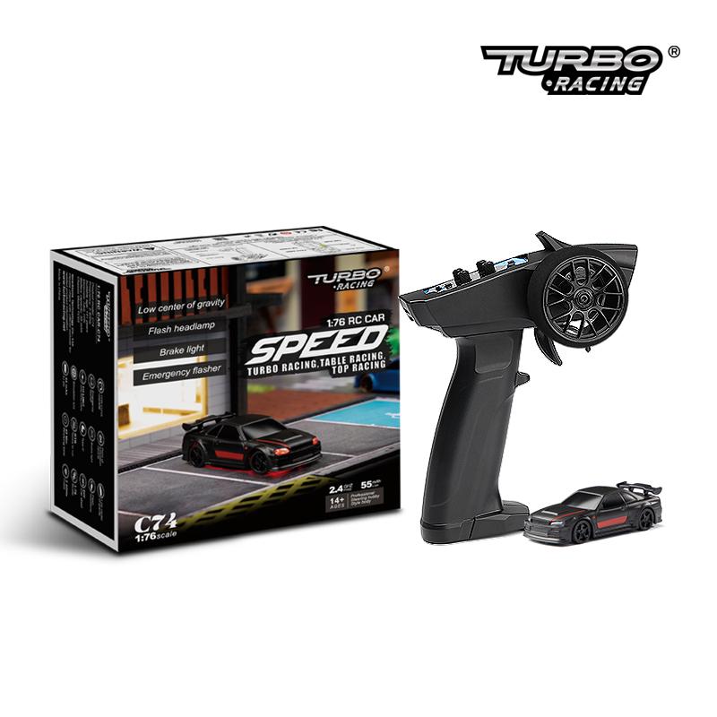 Turbo Racing 1:76 C64 C73 C72 C74 Drift Ferngesteuertes Auto mit Gyro Radio Vollproportional RC Spielzeug RTR Kit Kindergeschenke
