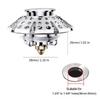 Bath Drain Plug with Integrated Hair Catcher Multifunction Bathtubs Hair Catcher & Drain Stopper for Standard Bathtubs Size