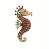 Marine Animal Brooch Pin With Alloy Material For Fashion Accessories And Daily Wear