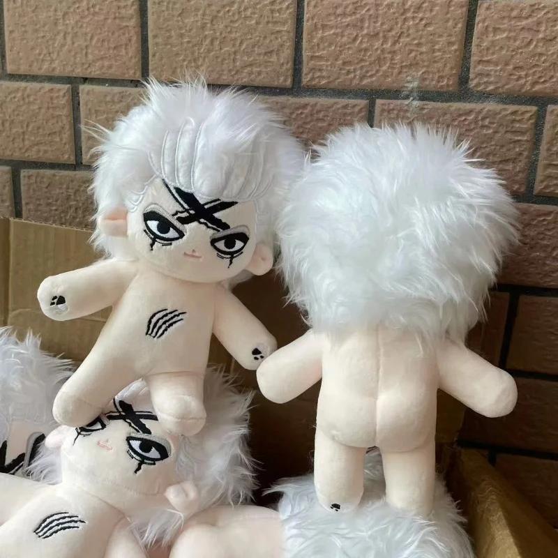 Stuffed Anime Dr. Stone: Science Future Figure Dr. Xeno 20cm Dress Up Cotton Dolls Collectibles Plush Puppet Toys for Kids Gifts