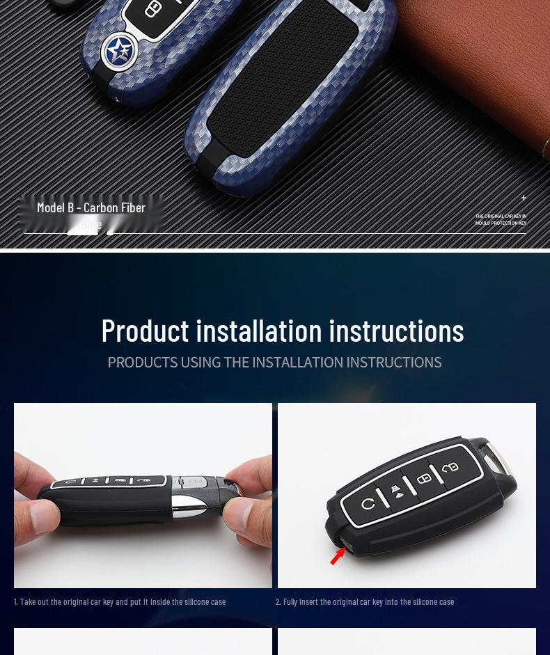 Venucia Key Cover: Stylish, Atmosphere-Enhancing Car Key Bag with Buckle Remote Shell for Personalized Decoration