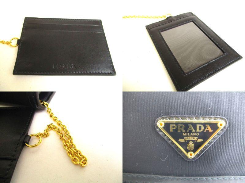 Authentic PRADA Black Nylon and Leather Bifold Long Wallet Purse #a122  Refurbished