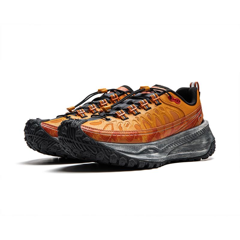 Li Ning Youxia CRC Trend Sports Low-Top Casual Shoes Unisex Casual Shoes Malt-Orange AZGU083-3