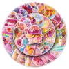 50 Laser Overload Sweetness Stickers: Colorful Dessert & Cake Flash Point Epoxy Stickers