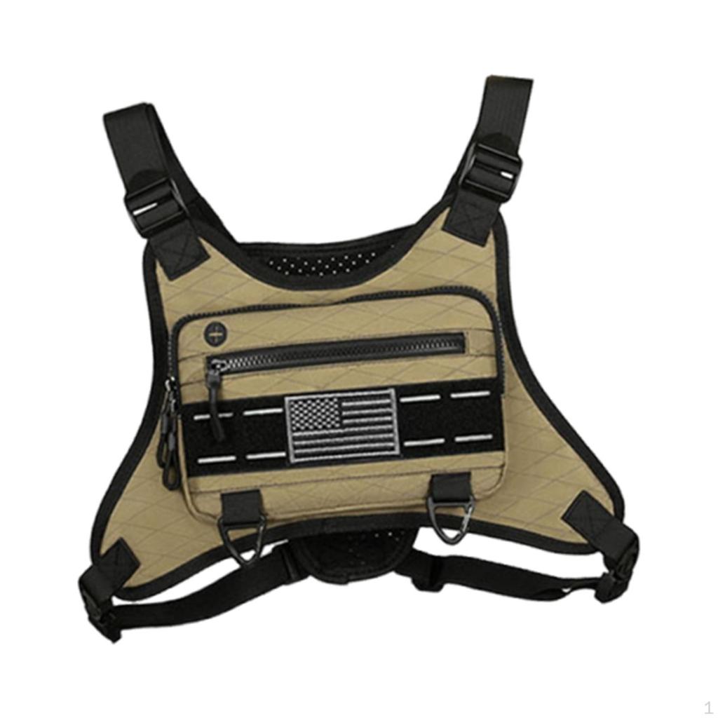 Outdoor Sports Chest Bag Oxford Cloth Vest for Running Exercise Cycling