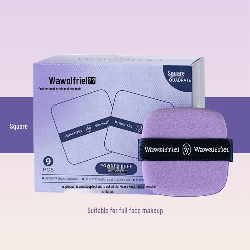 Wu Fu Double-Sided Makeup Sponge - Super Soft, Marshmallow Puff for Dry & Wet Use