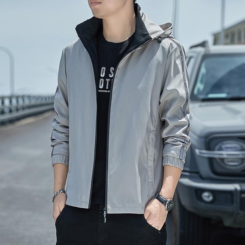 Men's Jacket Autumn and Winter Thickened Velvet Brand Trendy Handsome Casual Tops Young Men's Clothing