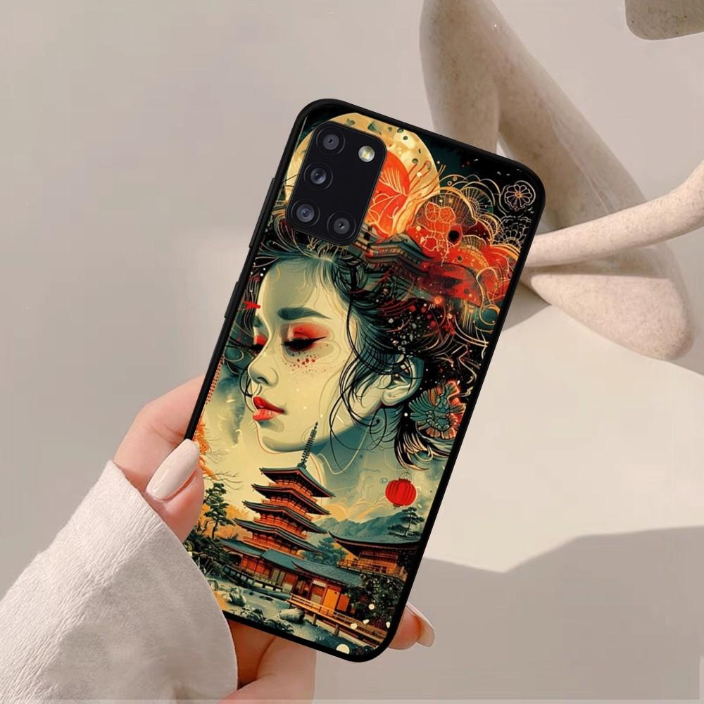 Japanese Style Art Phone Case For Samsung A 10 11 12 13 20 21 22 30 31 32 40 51 52 53 70 71 72 73 91 13 Shell