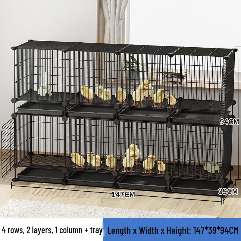 Extra-Large Chicken Coop: Thickened Brooding, Breeding & Nesting Cage for Home Use