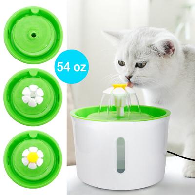Distribuitor automat de apă pentru pisici și câini LED Dozator de apă electric pentru animale de companie Bol USB Mute